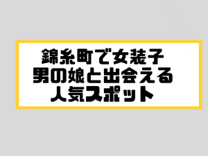 錦糸町 女装子 男の娘 ニューハーフ 出会いスポット