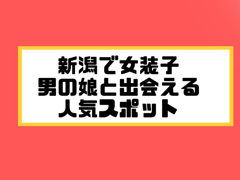 新潟 女装子 男の娘 ニューハーフ 出会いスポット